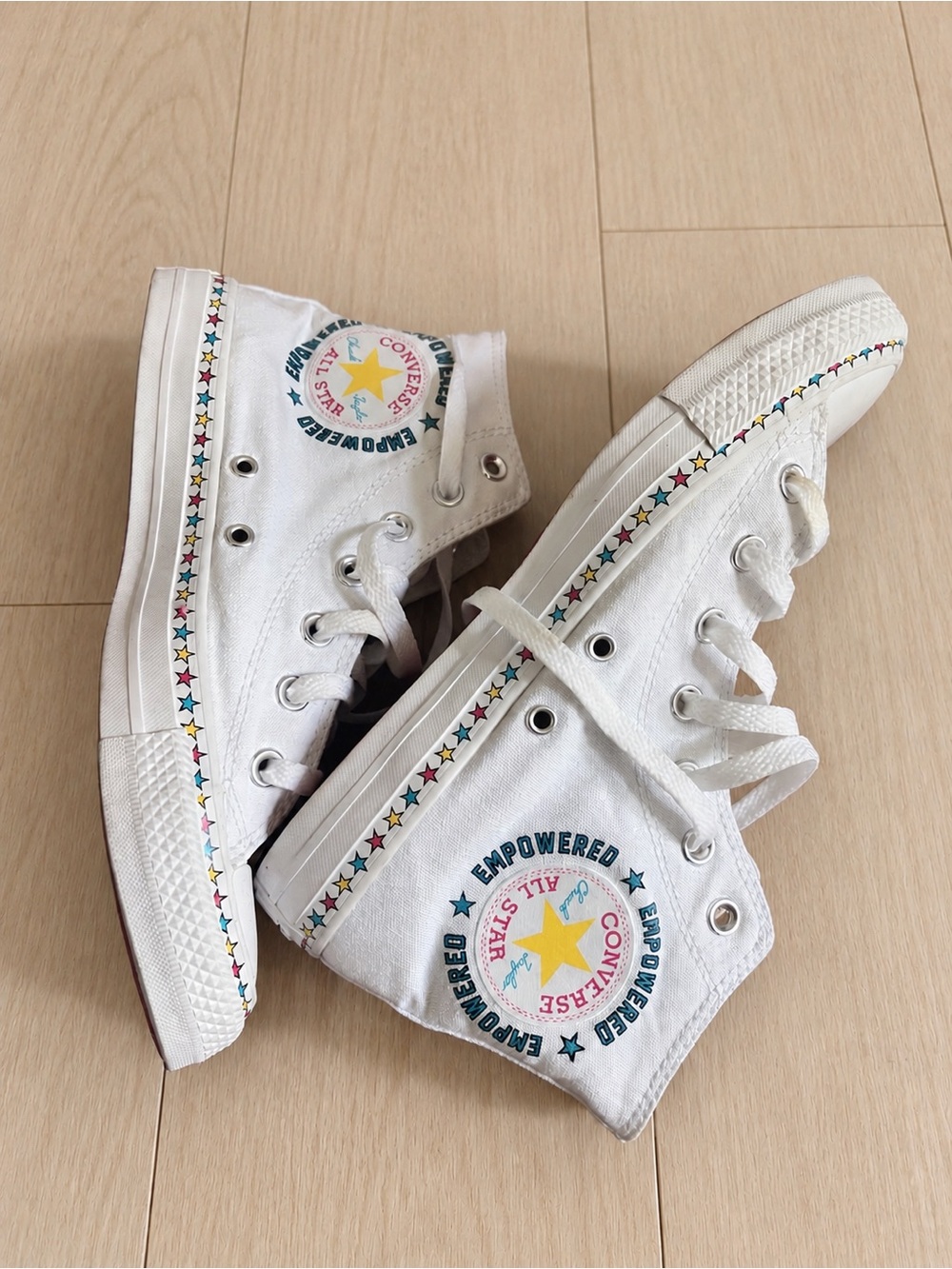 Converse Chuck Taylor All Star White High Top Star Sneakers Women’s Size 8